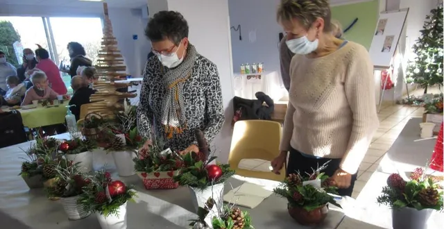 photo  les compositions florales ont attiré beaucoup de visiteurs.  &copy;  ouest-france 