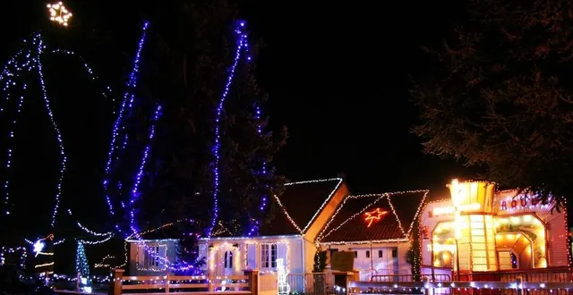 photo  la féerie des lumières qui a émerveillé les nombreux visiteurs en 2018 est de retour en 2023.   &copy;  le maine libre 