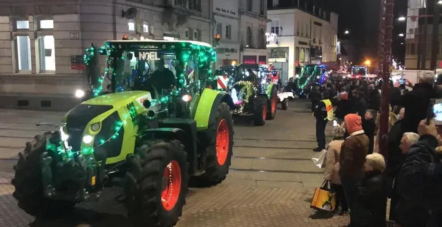 photo  le public pourra admirer les tracteurs décorés sur le parcours qui partira de la gare et arrivera place du jet-d’eau, via le centre-ville.  &copy;  archive ouest-france 