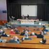 photo l’usas a tenu son assemblée générale dans l’amphithéâtre du lycée de la germinière.