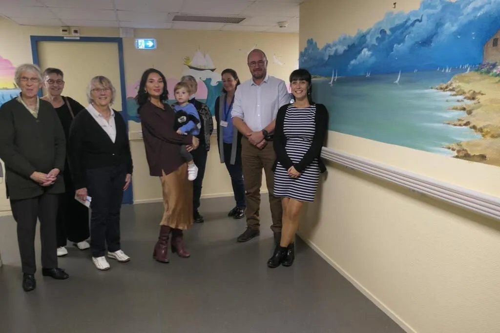 Des fresques pour égayer les murs de la résidence Fleur de sel Saint