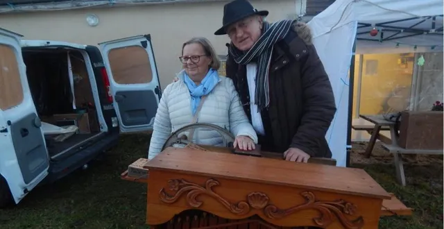 photo  lesha a animé la première fête des lumières au moulin de rotrou.  &copy;  le maine libre 