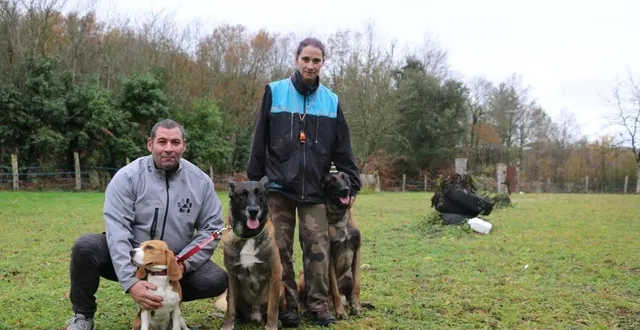 photo  freddy drezet et barbara lechat ont lancé le cse canin l’année dernière. ils proposent des cours individuels et collectifs d’éducation et rééducation canine.  &copy;  ouest-france 