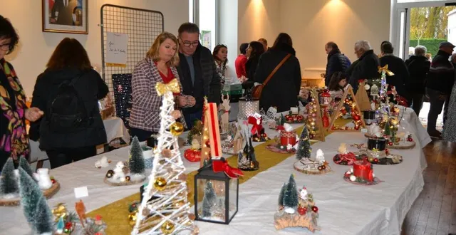 photo  les objets pour décorer les tables étaient magnifiques.  &copy;  le maine libre 