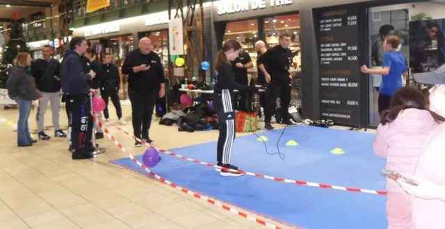 photo  le saut à la corde et la boxe ont eu du succès.  &copy;  le maine libre 