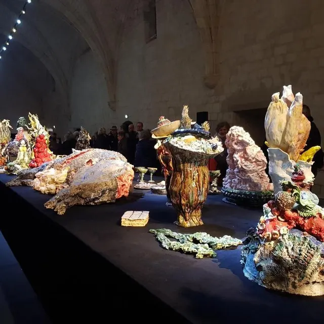 photo la « très grande table » est le point d’orgue de l’exposition saisonnière « un hiver à fontevraud ».  ©  co – julien coutenceau