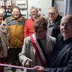 photo  la maire, marie-noëlle richard, a coupé le ruban inaugural de la nouvelle chaudière, avec jean-luc davy président du siemel et en présence de trois élus de candé venus se renseigner. 
