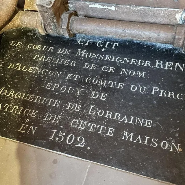 photo le cœur de rené d’alençon a été enterré dans la chapelle saint-françois, à mortagne-au-perche.  ©  ouest-france