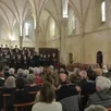 photo les jeunes choristes de l’académie musicale de liesse en concert en l’église sainte jeanne d’arc au mans en octobre 2023.