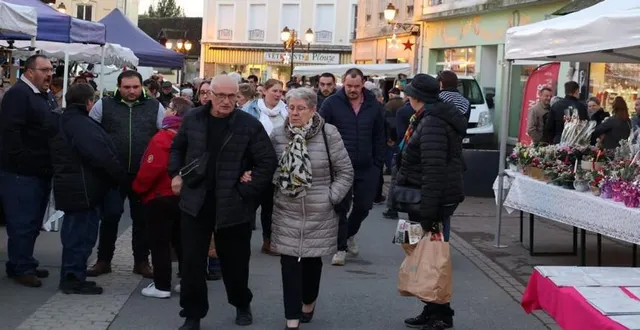 photo  un flot continu de visiteurs a déambulé dans les allées.  &copy;  le maine libre 