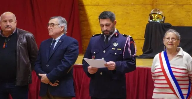 photo  le chef de centre, willy coutable, a fait le bilan 2023.  &copy;  le maine libre 