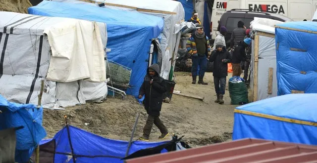 photo  des migrants dans la « jungle » de calais, en février 2016. photo d’illustration  &copy;  franck dubray/archives ouest france 