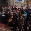 photo  les enfants ont chanté au cœur de l’église. 