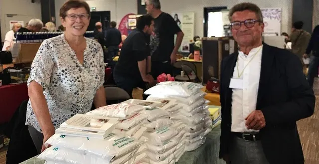 photo  jean-michel châble, président de familles de la sarthe neuville au salon bien vieillir 2022.  &copy;  archives le maine libre 