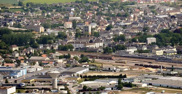photo  une partie de la zone industrielle d’argentan, dans l’orne.  &copy;  archives ouest-france 