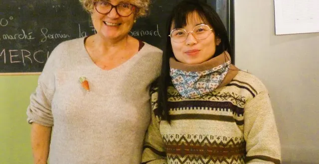 photo  claire hostalier (à gauche), l’une des vice-présidentes de l’ulphacette, et lauriane qui anime régulièrement les temps forts de l’association.  &copy;  le maine libre 