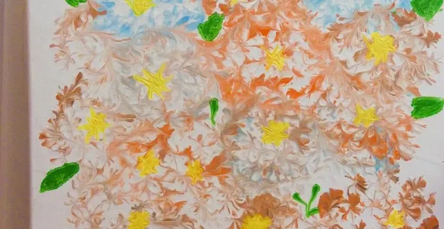 photo  une de ses œuvres fleuries.  &copy;  le maine libre 