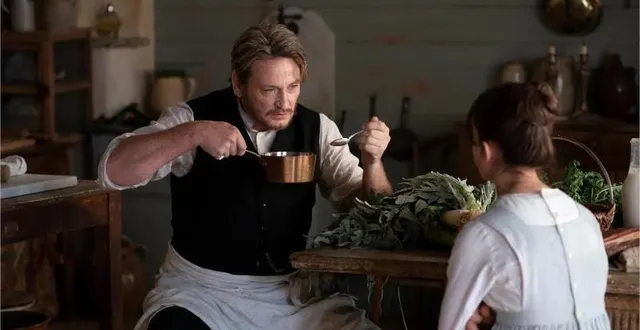 photo  le film « la passion de dodin bouffant » a été tourné essentiellement au château de raguin, à chazé-sur-argos, mais pas que. deux autres sites de l’anjou bleu ont servi de décors. lesquels ?  &copy;  curiosa films, gaumont 