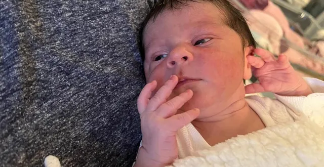 photo  klem, est le dernier bébé né à la maternité d’argentan (orne) en 2023.  &copy;  ouest-france 