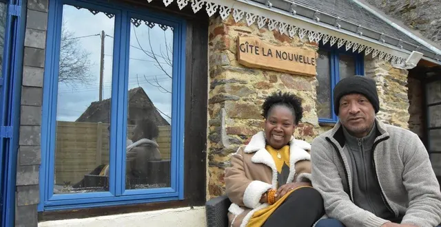 photo  originaires de la réunion, corina retolia et judex cindor viennent d’ouvrir un gîte de quatre couchages dans la campagne de vergonnes.  &copy;  co – joël audouin 