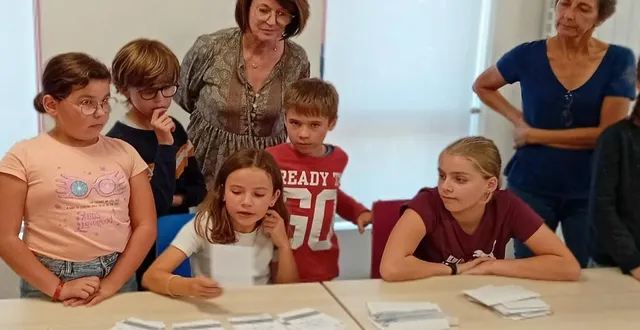 photo  lors de l’élection du cme (conseil municipal des enfants) en octobre dernier.  &copy;  archives le maine libre 