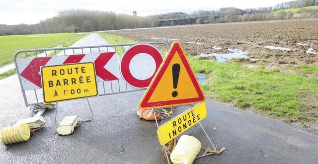 photo  plusieurs routes sont touchées par les inondations dans le département avec les précipitations des dernières heures.  &copy;  archives le maine libre hervé petitbon 
