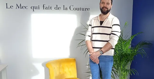 photo  benoît planchenault dans sa boutique installée au rond-point du parc des expos, à verrières-en-anjou.  &copy;  ouest-france 