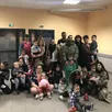 photo les parents, les enfants et les salariés de la crèche des pi’tchouns, à flers, dans l’orne se sont retrouvés pour un dernier goûter à la salle des fêtes d’échalou, mercredi 3 janvier 2024.