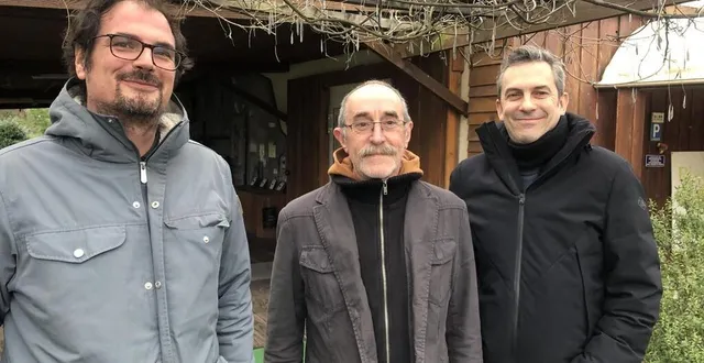 photo  julien martineau directeur de superforma, thierry bernardo bénévole et adhérent du silo, michaël guihard, adjoint au maire du mans, devant le silo.  &copy;  ouest-france 