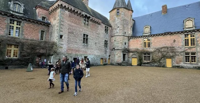 photo  dans l’orne, le château de carrouges a réussi une belle année 2023 avec 30 000 visiteurs comptabilisés.  &copy;  ouest-france 