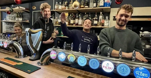 photo  une partie de l’équipe du black bear.  &copy;  ouest-france 