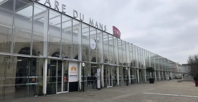 photo  les travaux concernant la rénovation de la galerie des transports de la gare du mans.  &copy;  ouest-france 