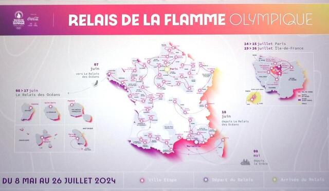 JO 2024. Découvrez Les Lieux Et Dates Des Relais Collectifs De La ...