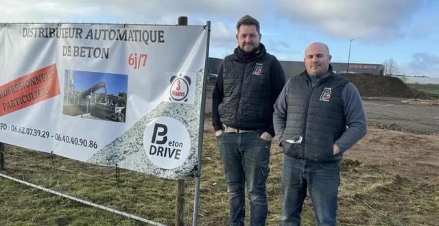 photo  antoine ples et jérémy bouton, responsables de bp extérieur à alençon (orne).  &copy;  ouest-france 