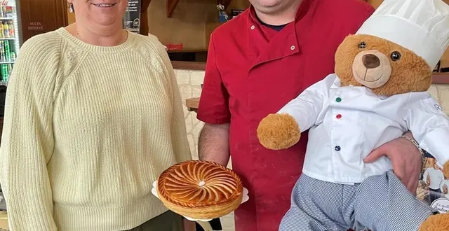 photo  la boulangerie du père pain pain a décroché la troisième place lors du concours régional de la meilleure galette aux amandes des pays de la loire 2024.  &copy;  fédération de la boulangerie-pâtisserie de la sarthe 