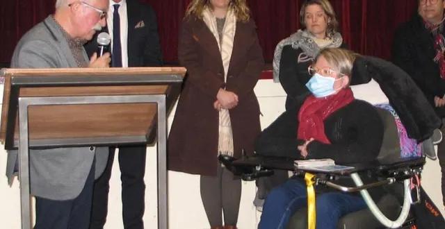 photo  sonia palmier a été mise à l’honneur lors des vœux.  &copy;  le maine libre 