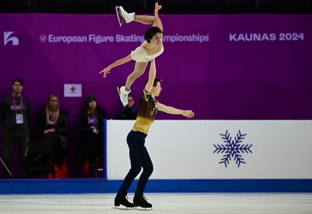 Patinage artistique. Championnats d’Europe Camille et Pavel Kovalev