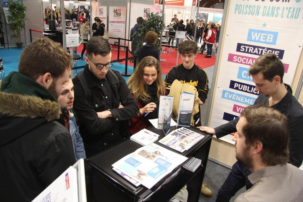 À Rennes Le Salon Du Lycéen Et De Létudiant Jusquau Samedi 13 Janvier Au Parc Expo