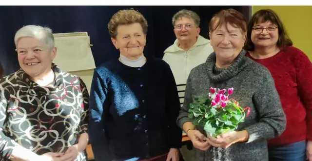 photo  jocelyne rolland, paulette lenoir, christiane aubry, jocelyne janvier et marie-henriette laurent.  &copy;  le maine libre 