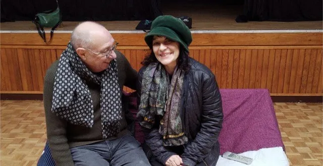 photo  du théâtre interactif avec « l’envers de l’art ».  &copy;  le maine libre 