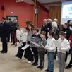 photo jean-claude moser a présenté ses vœux en présence des autres maires de maine cœur de sarthe et des enfants du cme.