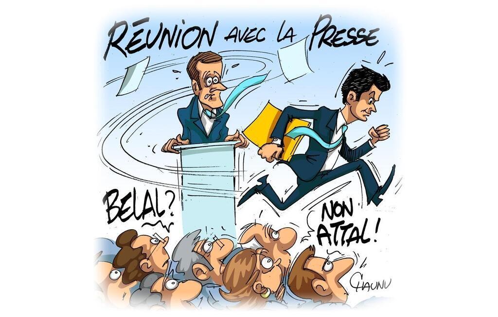 Le Dessin De Chaunu : La Conférence De Presse D’Emmanuel Macron ...