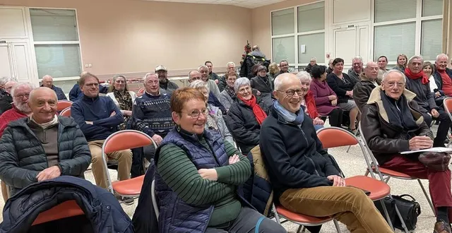 photo  une cinquantaine de personnes ont assisté avec le sourire à l’assemblée générale le 7 janvier 2024.  &copy;  le maine libre 