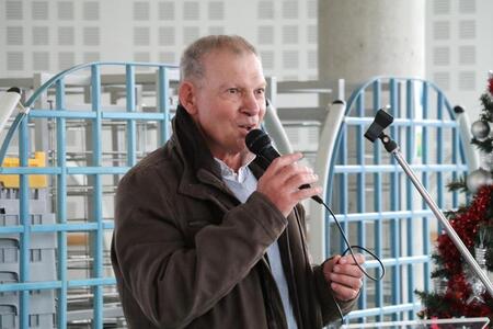 photo Le maire de Villedieu-les-Poêles-Rouffigny (Manche), Philippe Lemaître, lors de la cérémonie des vœux de l’hôpital à Avranches, le mardi 16 janvier 2024. Ouest-France 
