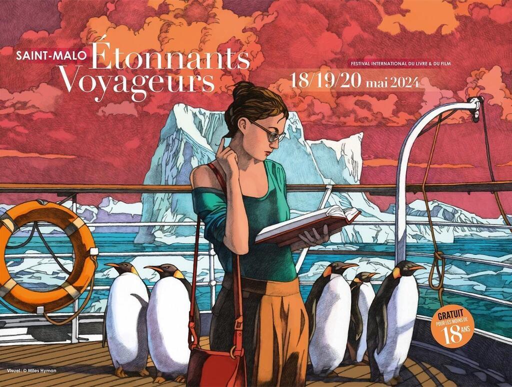 La nouvelle affiche d’Étonnants voyageurs invite à poursuivre le voyage