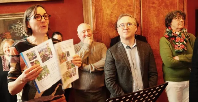 photo  virginie lebossé, animatrice de l’équipe de fleurissement de la commune, affirmant la place importante des bénévoles et des associations giroises.  &copy;  ouest-france 