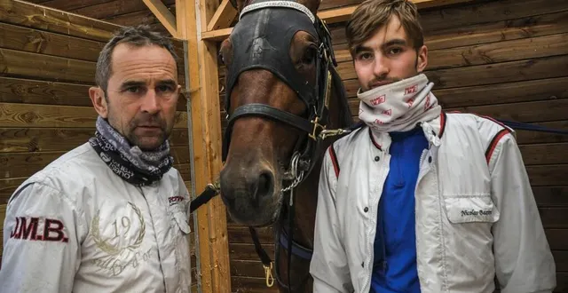 photo  dans la famille bazire, jean-michel, le père, sera absent du prix d’amérique mais son fils, nicolas, sera bien au départ le 28 janvier 2024.  &copy;  archives le maine libre denis lambert 