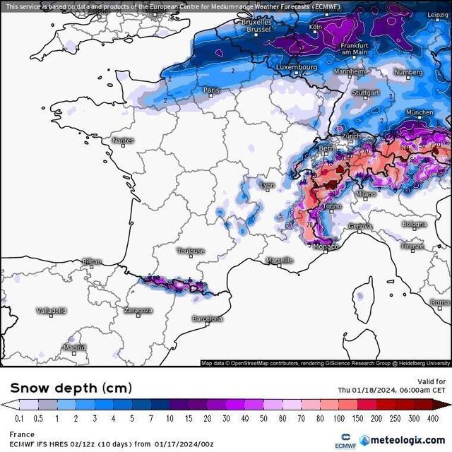 Neige à quoi fautil s’attendre cette nuit et jeudi avec la