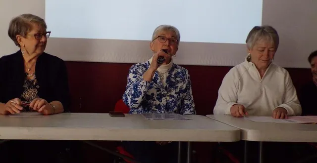 photo  de gauche à droite : marie-claire lebatteux, monique speybrouch et monique baudron.  &copy;  le maine libre 