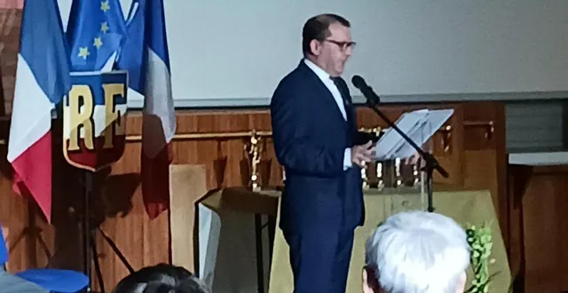 photo  sébastien gouhier, le maire d’écommoy, a présenté ses vœux, le 12 janvier 2024.  &copy;  ouest-france 